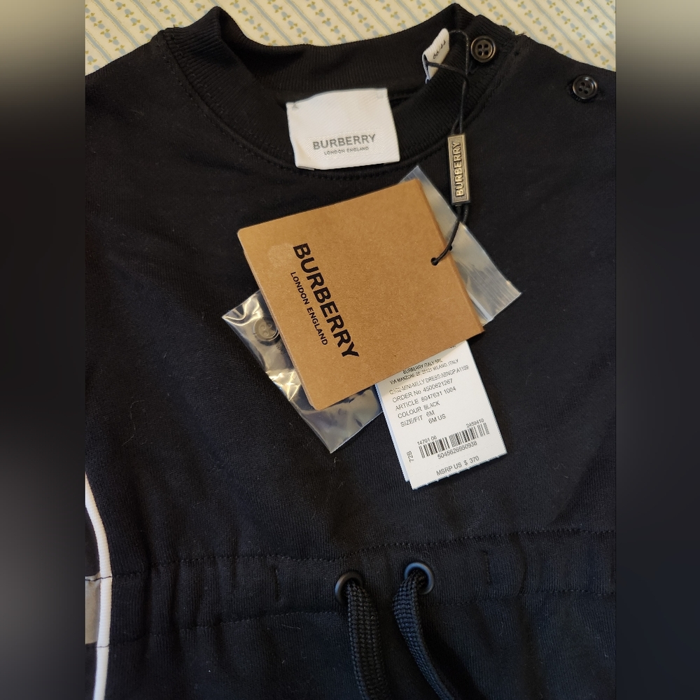 NWT Burberry 3-6 Month Long Sleeve Dress